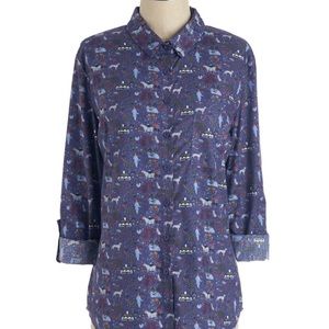 Ranch Out I’ll Be There Top KLING ModCloth Pocket